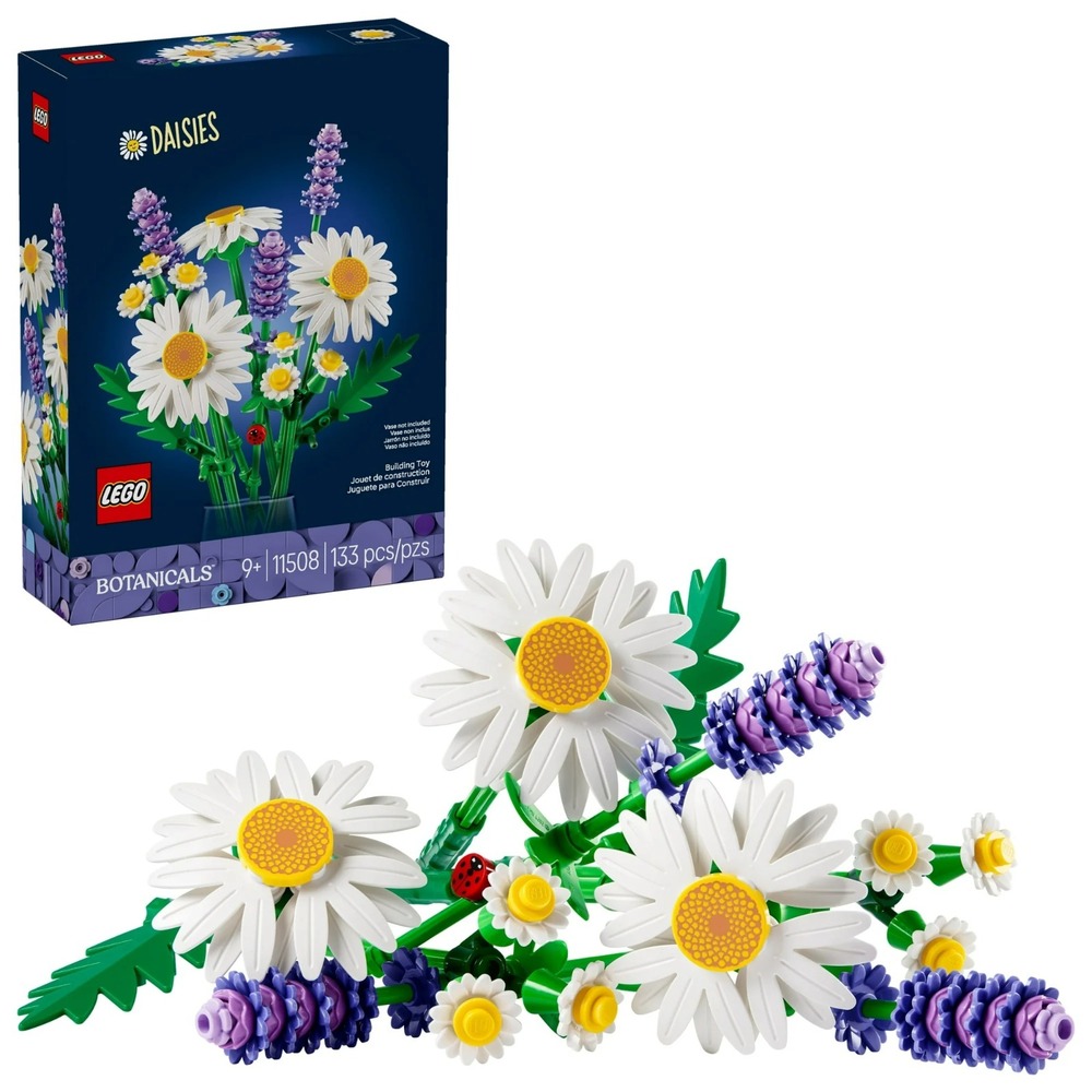 LEGO BOTANICALS/DAISIES FLOWERS/133 PCS/11508/NEW & SEALED/MSLBDB070426